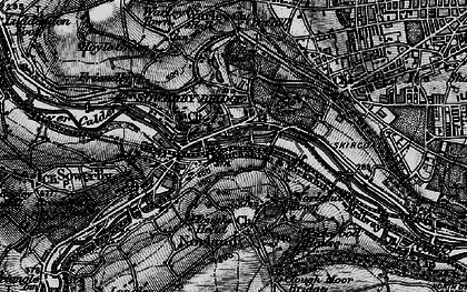 Old map of Sowerby Bridge in 1896