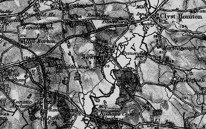 Old map of Sowton in 1898