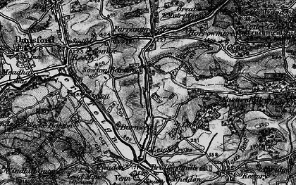 Old map of Sowton Barton in 1898