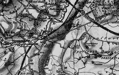 Old map of Almsford Br in 1898