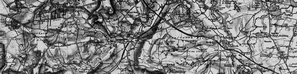 Old map of Almsford Br in 1898