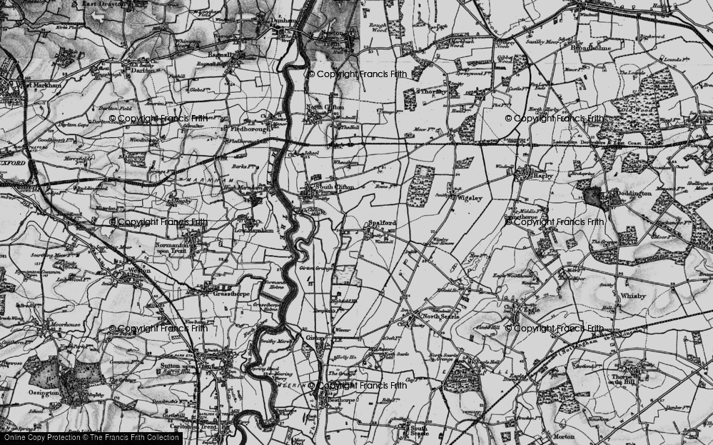 Old Map of Spalford, 1899 in 1899