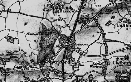 Old map of Sparkford in 1898