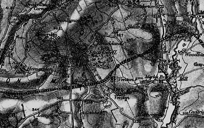 Old map of Sparkwell in 1898