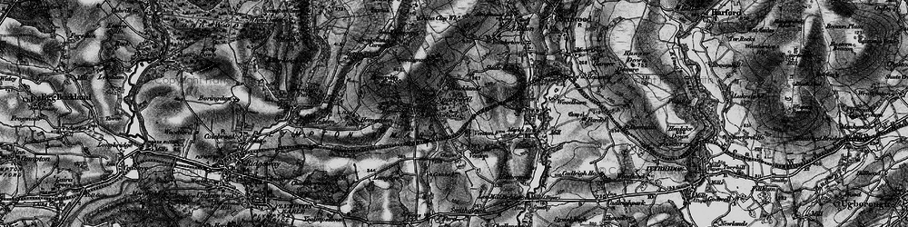 Old map of Dartmoor Zoological Park in 1898