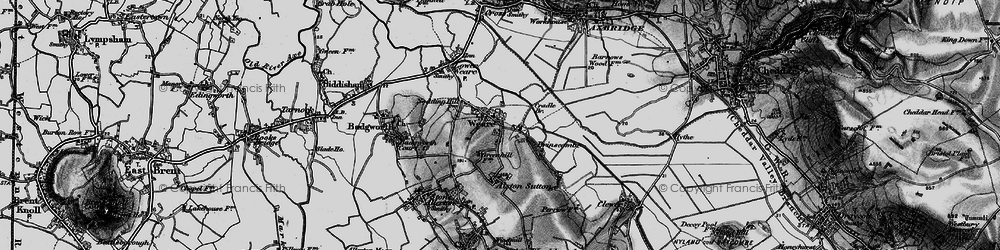 Old map of Sparrow Hill in 1898