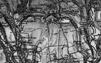 Old map of Spaunton in 1898