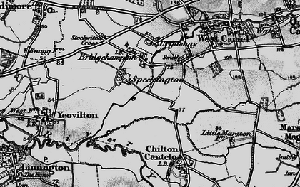 Old map of Speckington in 1898