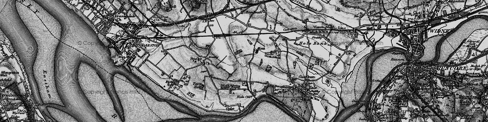 Old map of Speke in 1896