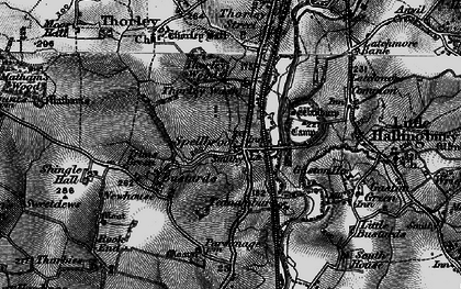 Old map of Spellbrook in 1896