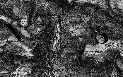 Old map of Spelter in 1897