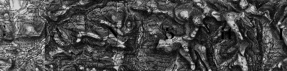 Old map of Spelter in 1897
