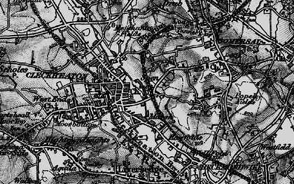 Old map of Spen in 1896
