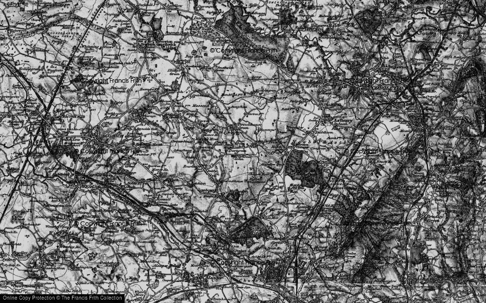 Old Map of Spen Green, 1897 in 1897