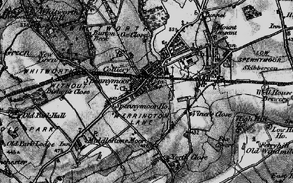 Old map of Spennymoor in 1897