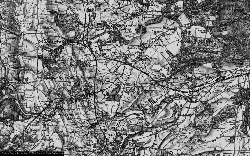 Old Map of Spion Kop, 1899 in 1899