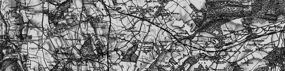 Old map of Spion Kop in 1899