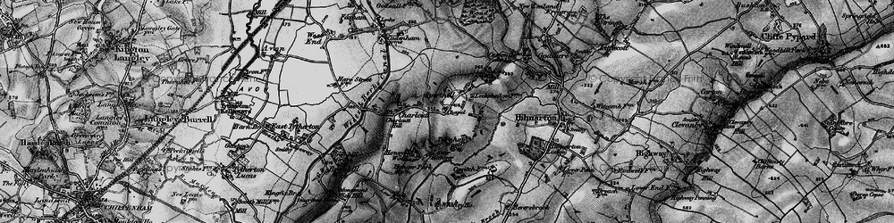 Old map of Bremhill Ho in 1898