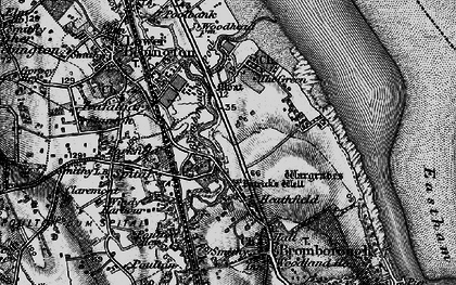 Old map of Spital in 1896