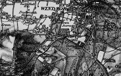 Old map of Spital in 1896