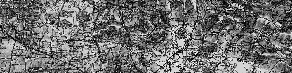 Old map of Spithurst in 1895