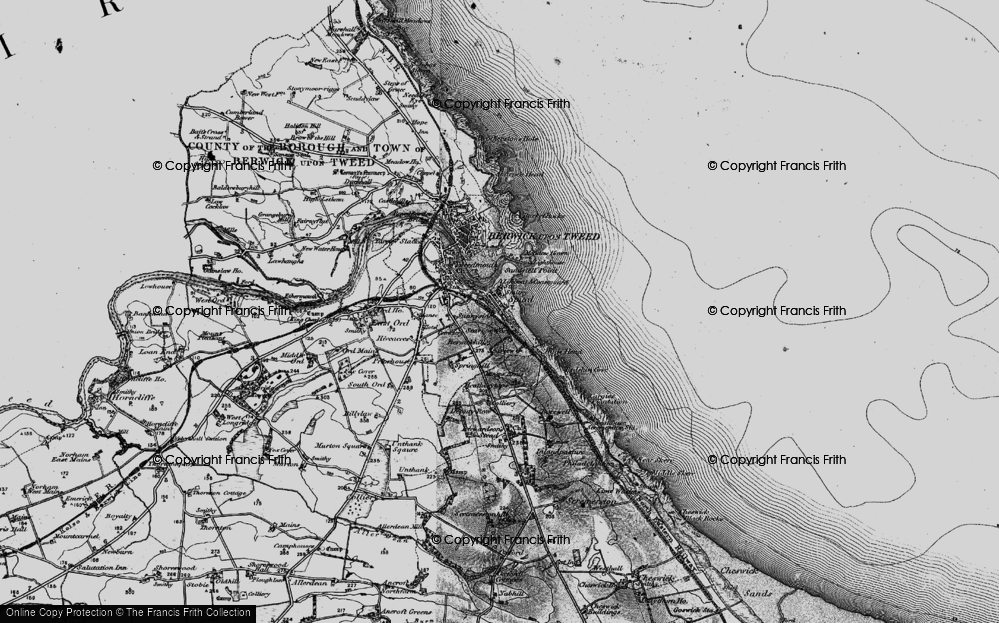 Old Maps of Spittal, Northumberland - Francis Frith