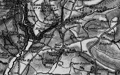Old map of Spittal in 1898