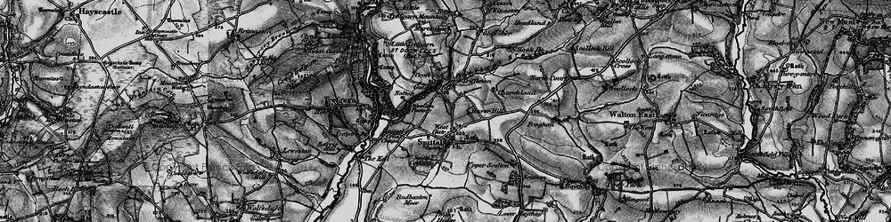 Old map of Spittal in 1898