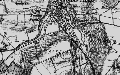 Old map of Spittlegate in 1895