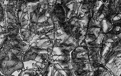 Old map of Splayne's Green in 1895