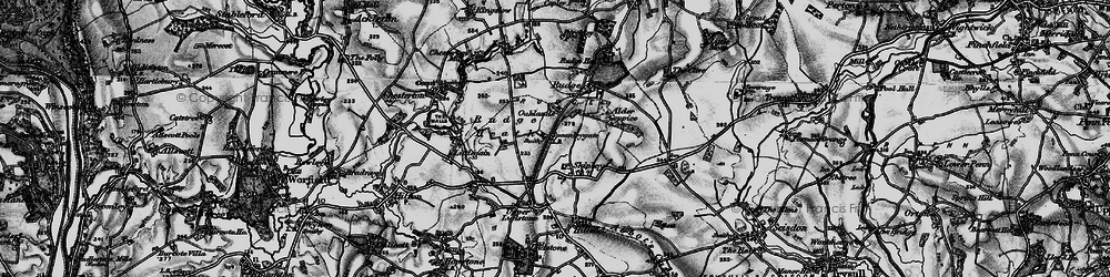Old map of Alder Coppice in 1899