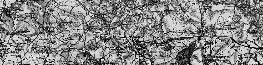 Old map of Spring Cottage in 1895