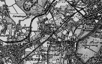 Old map of Spring Grove in 1896