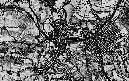 Old map of Spring Hill in 1896