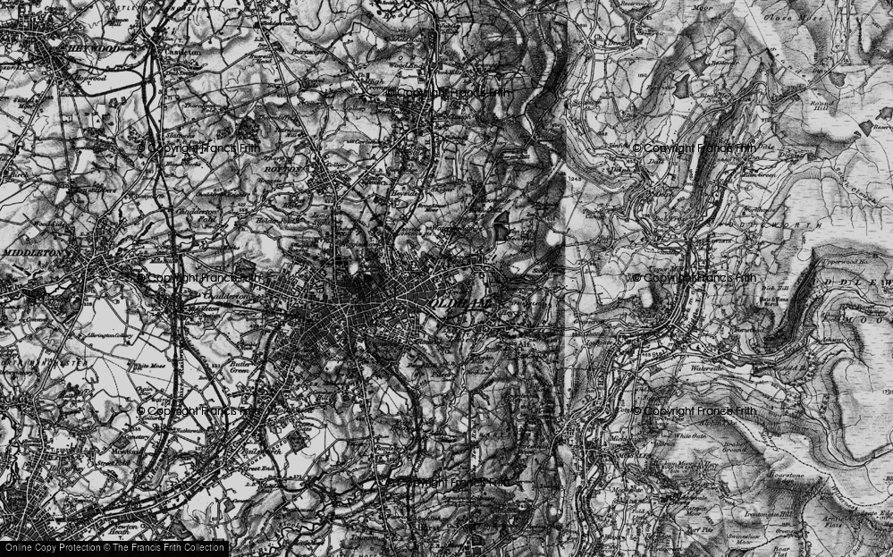 Old Map of Spring Hill, 1896 in 1896