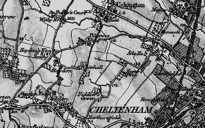 Old map of Springbank in 1896