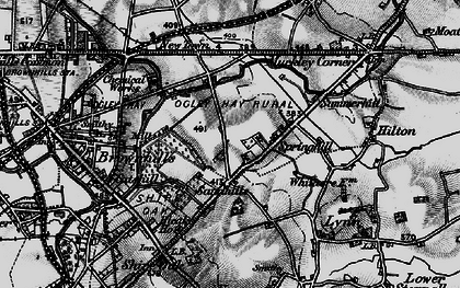 Old map of Springhill in 1899