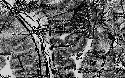 Old map of Springwell in 1895