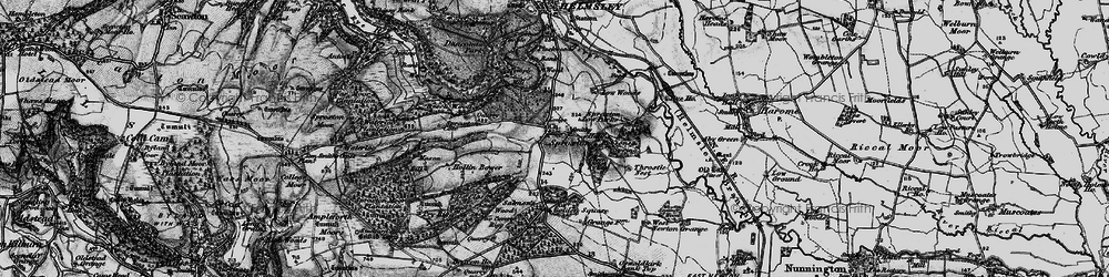 Old map of Beech Wood in 1898