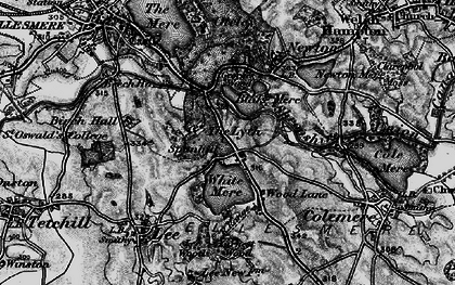 Old map of Blake Mere in 1897