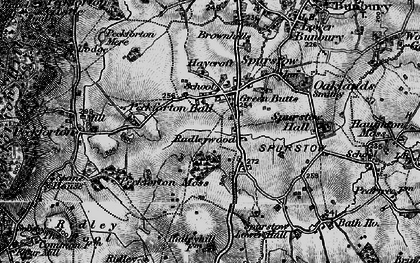Old map of Spurstow in 1897