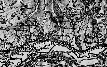 Old map of Spurtree in 1899