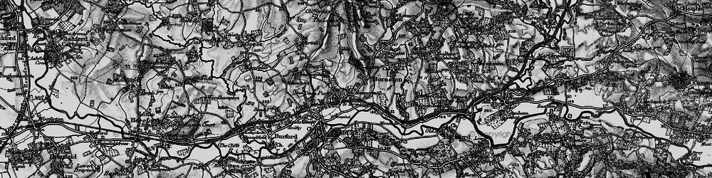 Old map of Spurtree in 1899