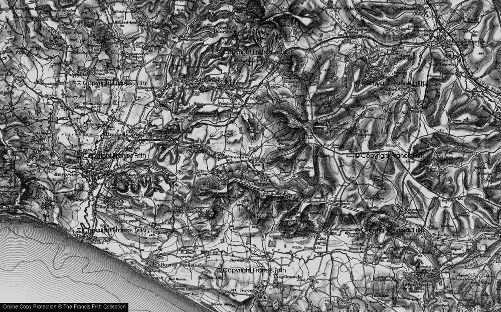 Old Map of Spyway, 1897 in 1897