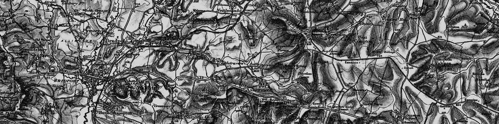 Old map of Spyway in 1897