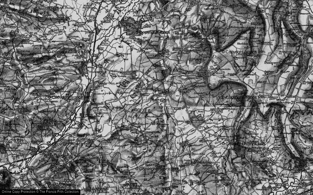 Old Map of St Andrew's Wood, 1898 in 1898