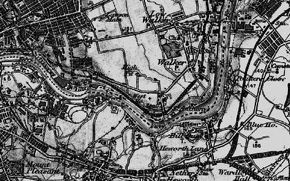 Old map of St Anthony's in 1898