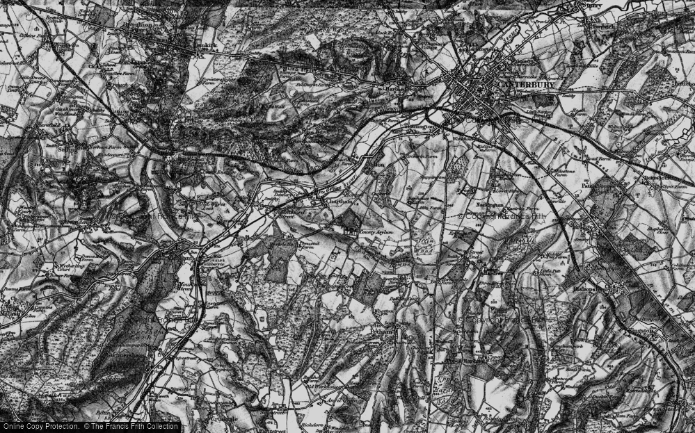 Old Map of St Augustine's, 1895 in 1895