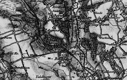 Old map of St Austins in 1895