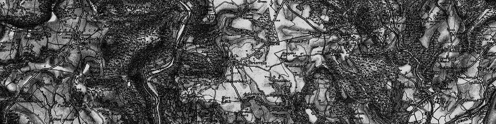 Old map of Aylesmore Ct in 1897